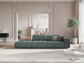 Canapea 3 locuri deschisa pe o parte Chicago chenille L262 cm