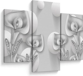 Tablou -Design flori (90x60 cm)