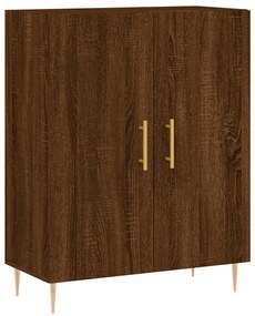 827715 vidaXL Dulap, stejar maro, 69,5x34x90 cm, lemn prelucrat