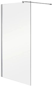 Cabină de duș Astro Walk-in cu finisaj Easy Clean 90x190 cm