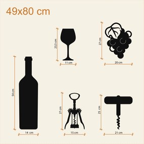 DUBLEZ | Decorațiune din lemn - Vin