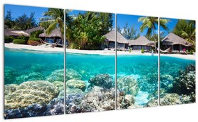 Marea în tropice - tablou (160x80cm)