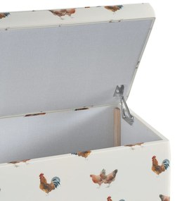 Taburet de depozitare tapițat