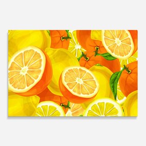 Panou Sticla Bucatarie, 30x40cm, Protectie aragaz, Antistropi, Termorezistent, Alimente, Fructe, Juicy Orange