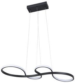 Lustră LED pe cablu SALSA LED/38W/230V 4000K negru