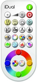 SET 3x corp de iluminat LED RGB încastrat pentru baie ARGON LED/7,3W/230V IP44 + telecomandă