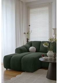 Colțar verde închis (cu colț pe partea stângă/cu șezlong) Shell – Miuform