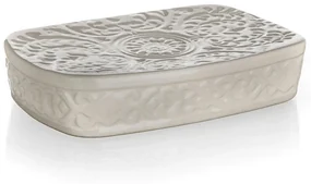 Săpunieră ceramică gri-bej