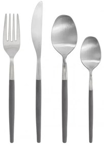 Tacâmuri gri închis/argintii din oțel inoxidabil 16 buc. Maxime – Blomus