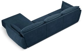 Colțar albastru închis (pe partea dreaptă) Vanda – Mazzini Sofas
