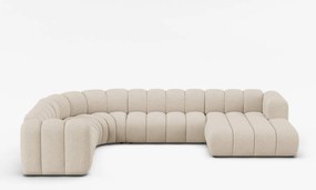 Canapea panoramica Lupine boucle Baloo L370 cm