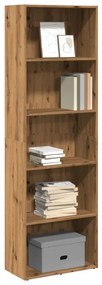 vidaXL Bibliotecă, stejar artizanal, 60x30x189 cm, lemn prelucrat