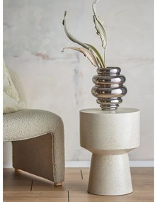 Vază argintie din sticlă lucrată manual (înălțime 24 cm) Zorya – Bloomingville