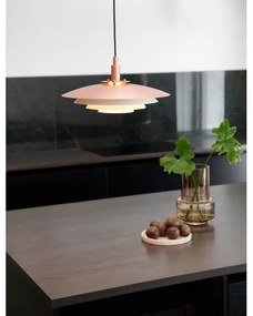 Lustră pe cablu Nordlux BRETAGNE 1xG9/25W/230V roz-auriu