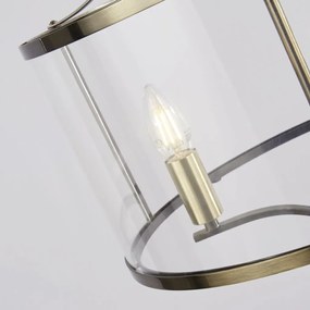 Lustra suspendata metal stil industrial decorativ Belle 3L