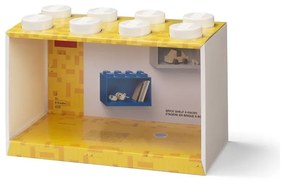 Raft de perete pentru copii LEGO® Brick 8, alb