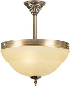 BRILAGI - Lustră pe tijă DAHLIA 3xE27/40W/230V Ø 37 cm, alamă