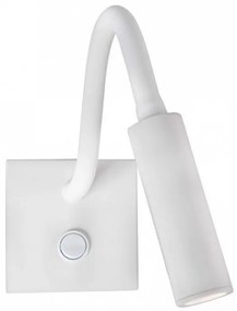 Aplica LED cu spot directionabil design minimalist Madison alba NVL-8128202