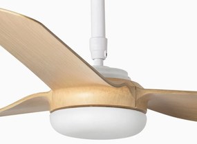 Ventilator de tavan cu telecomanda PUNT M alb/artar