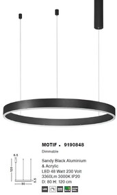 Lustra LED design modern circular MOTIF 48W NVL-9190848