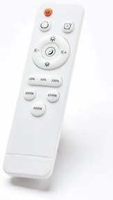 Plafonieră LED dimabilă Brilliant BAARLO LED/36W/230V d. 50 cm negru + telecomandă