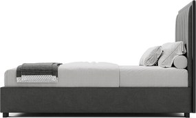 Pat Denver Tapitat cu Saltea  120/140/160/180x200cm - 120x200