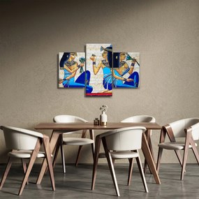 Tablou - Picturi egiptene (90x60 cm)