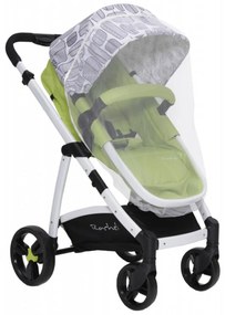 Carucior nou nascuti 2 in 1 NOVOKIDS™ Rachel PRO, Cu geanta bebe inclusa, Cadru aluminiu, Plasa insecte, Maner reglabil pe inaltime, Verde Aprins