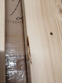 OFERTA Pat PARIS inaltata 140 x 200 cm, pin II.calitate Saltele: Fara saltea, Somiera pat: Fara somiera