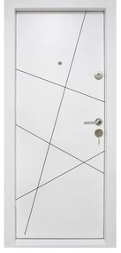 Usa metalica de apartament cu izolatie si vizor Novo Doors First Class NDS11, Deschidere Stanga Dreapta, Dimensiune 200X88 cm, Tabla 1.2 mm, Kit