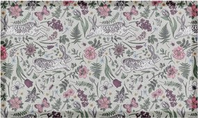 Covoraș de intrare din PVC 40x70 cm Hare Wildflowers – Artsy Doormats