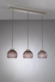 Lustra moderna cu 3 pendule design italian 10006 Amethyst