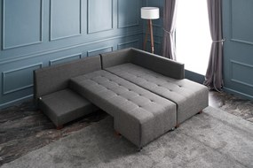 Coltar Extensibil Petra Dreapta, 282 x 85 x 206 cm