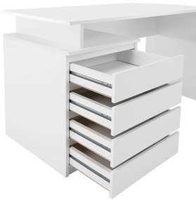 Masă de birou HANY NEW, alb