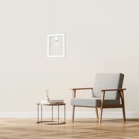 Lustră pe cablu Sollux SL.1312 ARIES 1xE27/15W/230V alb