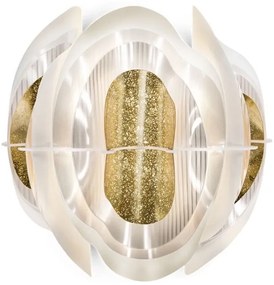Aplica moderna design Art Deco realizata manual Fiordlys Gold