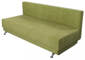 Canapea extensibila Roma Lux Green 205x90x86 cm, cu lada de depozitare