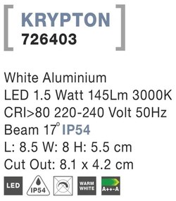 Spot LED ambiental de exterior IP54 KRYPTON NVL-726403