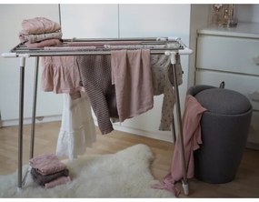 WENKO 3774020100 - Uscător de rufe PROFI SINGLE 87 x 79 cm, inox/argintiu/alb