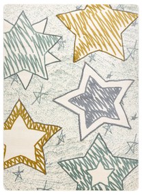 Covor PETIT STARS stele verde