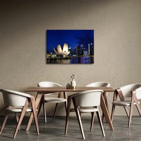 Tablou Singapore nocturn (70x50 cm)