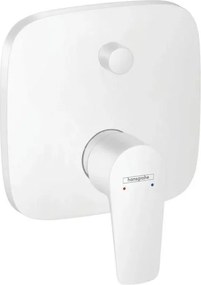 Baterie cada - dus incastrata Hansgrohe Talis E monocomanda alb mat