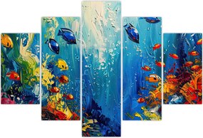 Tablou - Pictura lumii subacvatice (150x105 cm)