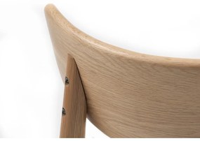 Scaun de dining crem/în culoare naturală Elim – Unique Furniture