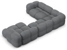 Colțar gri (cu colț pe partea stângă/în formă de "U") Loretto – Cosmopolitan Design