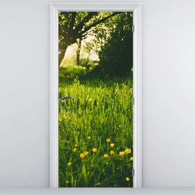 Fototapet pentru ușă - Luncă (95x205cm)
