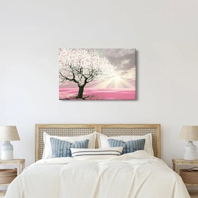 Tabloul copacului roz (90x60 cm)