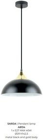 Lustra suspendata design modern SARDA 29cm