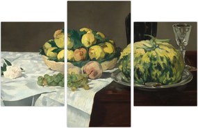 Tablou - Edouard Manet, Still Life with Melon and Peaches, reproducere (90x60 cm)