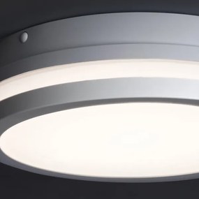 Plafonieră LED de exterior cu senzor Kanlux 38777 BENO 12/18W/230V 3000/3500/4000K IP65 alb